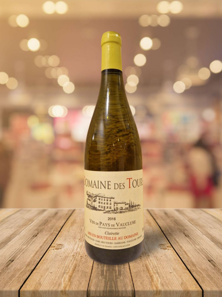 [1155] Domaine des Tours Blanc 2016 - Clairette - Vin de Pays de Vaucluse