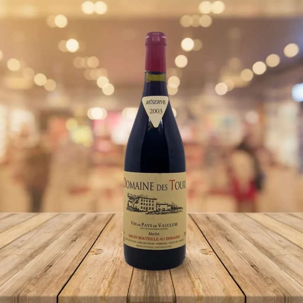 [1365] Domaine des Tours - Merlot 2003 - Vin de Pays de Vaucluse