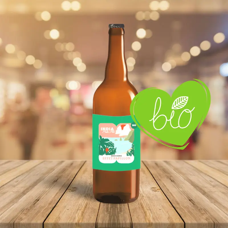 [1618-3-75] Bière Effet Papillon - India Pale Ale "Blonde Très Houblonnée" (75cl)