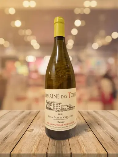 [1213] Domaine des Tours Blanc 2018 - Clairette - Vin de Pays de Vaucluse